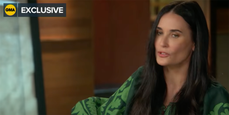 Actress Demi Moore Shows Off Her Bikini Body And She Looks