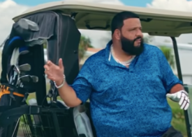 Daily Loud on X: DJ Khaled got his golf cart stuck but turned it