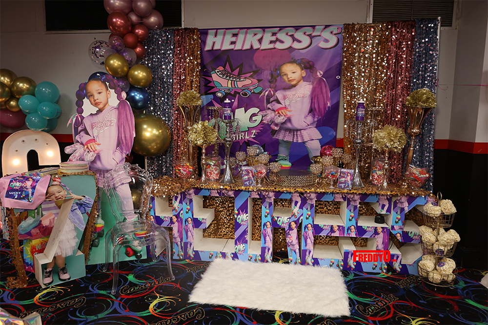 TI’s Daughter and Star Heiress Tiny Held a SKATING Birthday Party: Kandi, Toya, Keke Wyatt & KIDS! – Media Removed