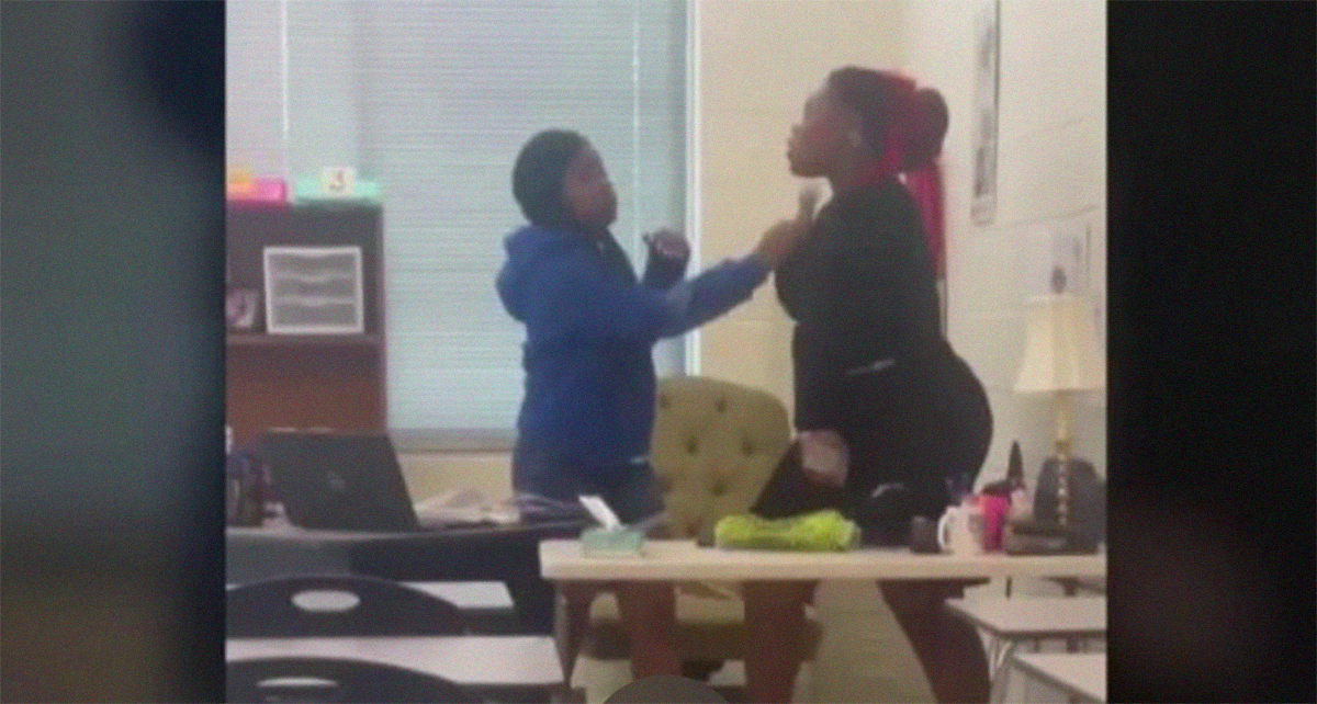 Video Substitute Teacher BEATS UP Student Was The Teacher Was