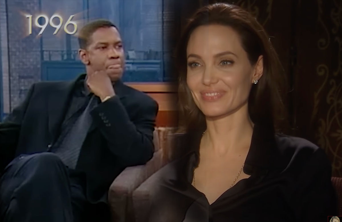 Old Interview Surfaces Claims Angelina Jolie Said MARRIED Denzel Was Best S*x She Ever HAD!! pic picture