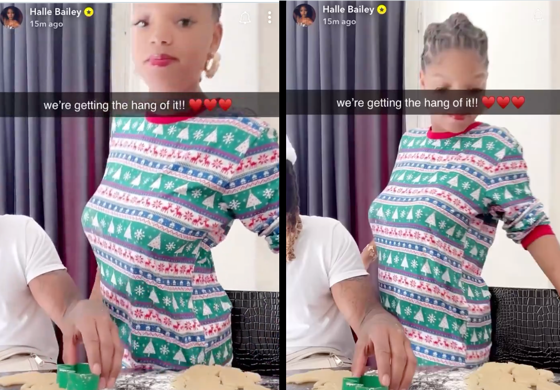 Halle Bailey Shows Off Post Pregnancy Body … Just One Day After Giving ...