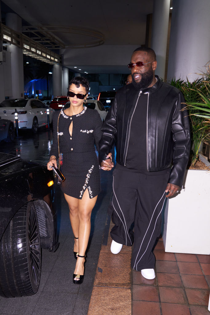 Apparently Rick Ross broke up with his girlfriend Christina Mackey ...