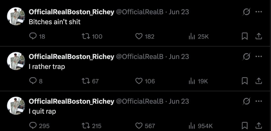 Real Boston Richey Declares Himself Done with Rap